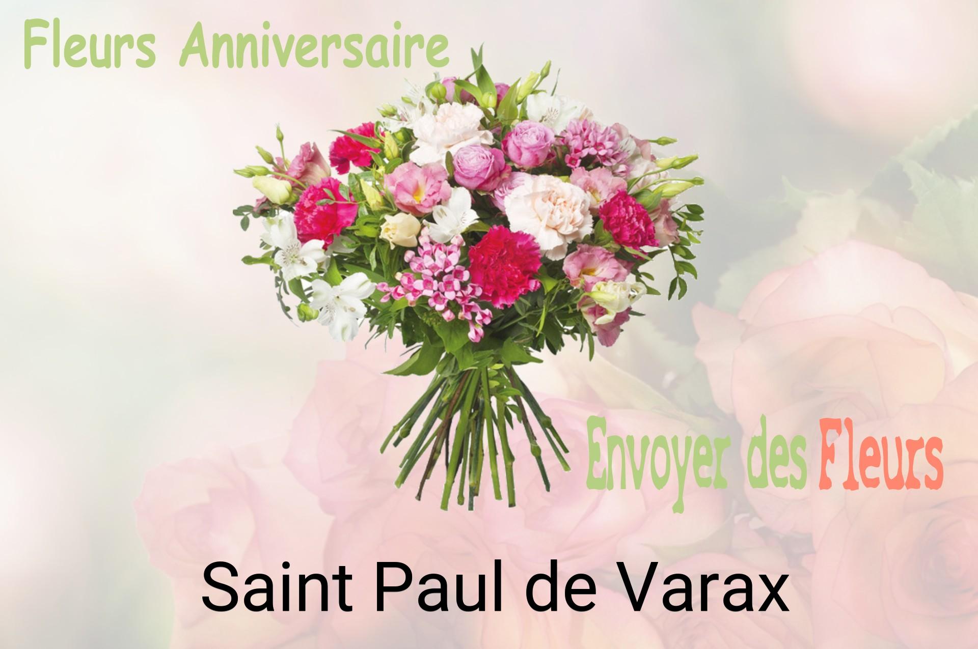 Bouquet de fleurs d’anniversaire livré à Saint-Paul-de-Varax