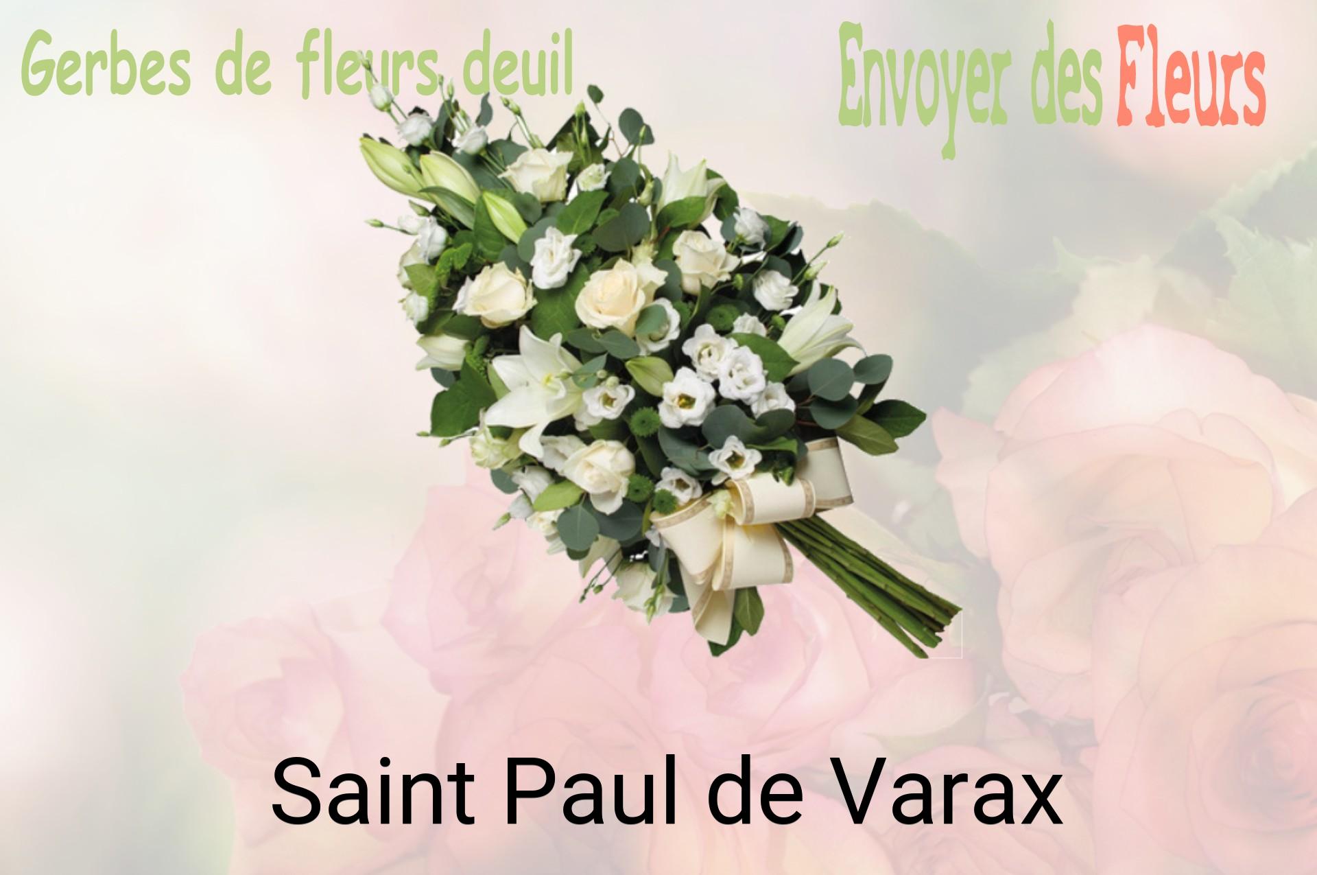 Gerbe de fleurs de deuil livrée à Saint-Paul-de-Varax
